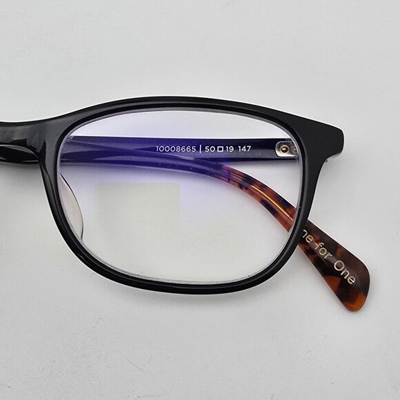 Toms Anna 10008665 Black Crystal Clear Tortoise Cat Eye Eyeglasses Frame 50mm - Picture 13 of 14